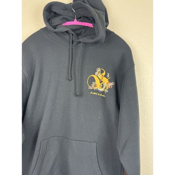 Scotch & Soda graphic Embroidered Black with print On Sleeve size Medium - Picture 5 of 10